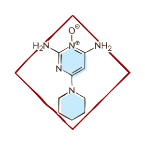 Haarwuchsstimulation durch 2,6-Diamino-4-piperidinopyrimidin-1-oxid